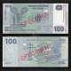 Congo D.R. 100 Francs, Specimen, 2007, P-98s, UNC