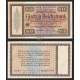 Germany 50 Reichsmark, 1933, P-203, UNC