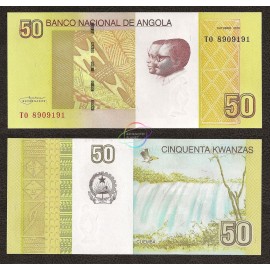 Angola 50 Kwanzas, 2012, P-152, UNC