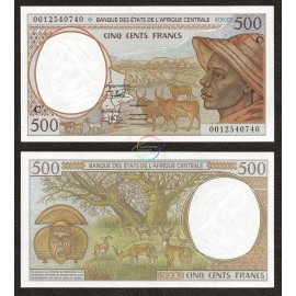 Central African States, Congo 500 Francs, 2000, P-101Cg, UNC