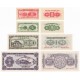 China 1, 5, 10, 50 Cents Set, 1940, P-S1655, S1656, S1657, S1658, UNC