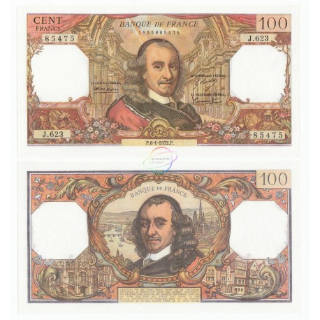 France 100 Francs, 1972, P-149d, UNC