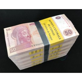 Congo D.R. 50 Francs X 1000 PCS, Brick, 2013, P-97, UNC