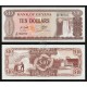 Guyana 10 Dollars X 100 PCS, Full Bundle, 1992, P-23, UNC