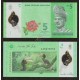 Malaysia 5 Ringgit X 10 PCS, 2012, P-52, Polymer, UNC