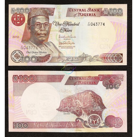 Nigeria 100 Naira, 2010, P-28j, UNC