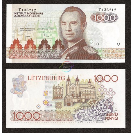 Luxembourg 1,000 Francs, 1985, P-59, UNC