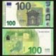 European Union 100 Euro, Prefix UD, France, Sign Draghi, 2019, UNC