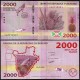 Burundi 2,000 Francs X 10 PCS, 2015, P-52, UNC
