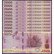 Burundi 2,000 Francs X 10 PCS, 2015, P-52, UNC