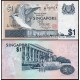 Singapore 1 Dollar, 1976, P-9, UNC