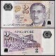 Singapore 2 Dollars, 2 Solid Stars, 2017, P-46i, Polymer, UNC