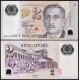 Singapore 2 Dollars, 3 Solid Stars, 2019, P-46l, Polymer, UNC