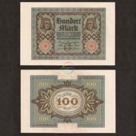 Germany 100 Mark, 1920, P-69b, AU