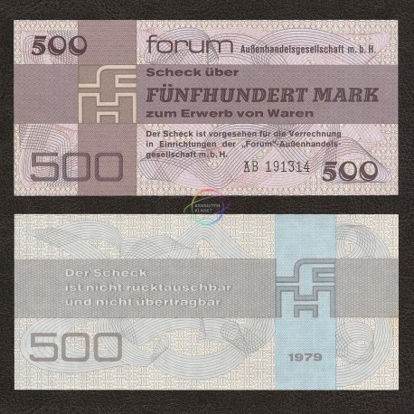 Germany Democratic Rep. 500 Mark, 1979, P-FX7, UNC