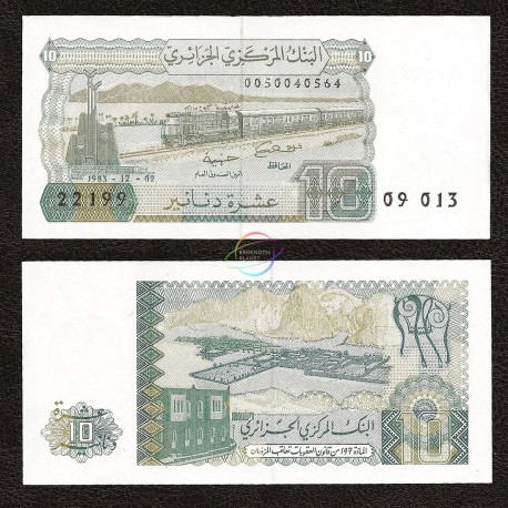 Algeria 10 Dinars, 1983, P-132, UNC
