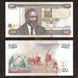 Kenya 50 Shillings, 2004, P-41b, UNC